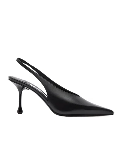 Jimmy Choo Isa Pointed Toe Slingback Pumps In Black