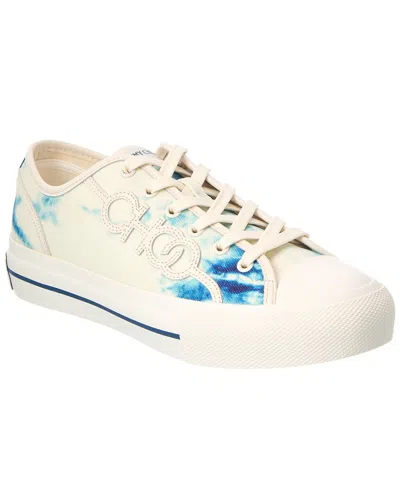 Jimmy Choo Leather Sneaker In White