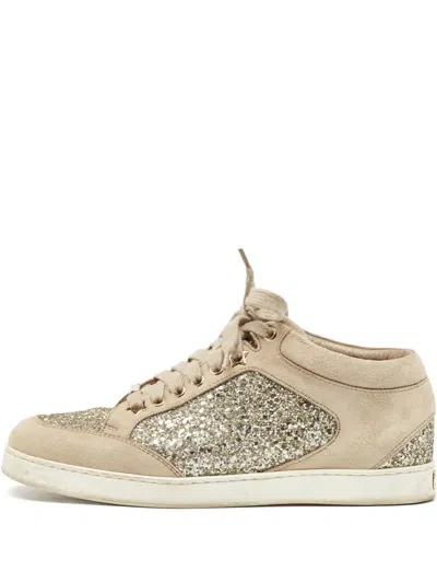 Pre-owned Jimmy Choo Leather Sneakers