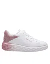 Jimmy Choo Diamond Maxi/f Ii Sne In White/rose