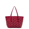 Jimmy Choo Leather Star Studs Sofia S Handbag In Pink