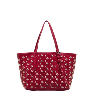 Jimmy Choo Leather Star Studs Sofia S Handbag In Pink