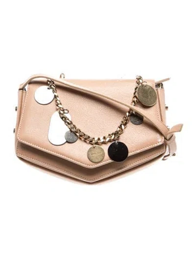 Pre-owned Jimmy Choo Leather Top Handle Bag In Neutrals