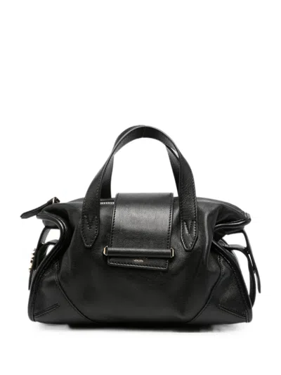 Jimmy Choo Leather Tote Bag In Black