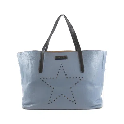 Pre-owned Jimmy Choo Leather Tote Bag () In Black