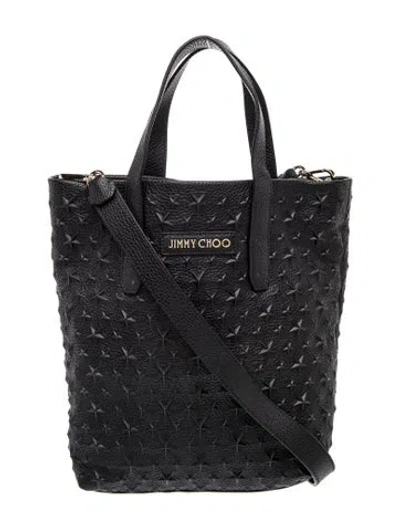Pre-owned Jimmy Choo Leather Tote In Black