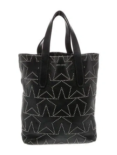 Pre-owned Jimmy Choo Leather Tote In Black