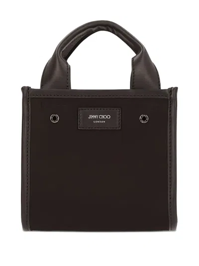 Jimmy Choo Leather-trimmed Tote Bag