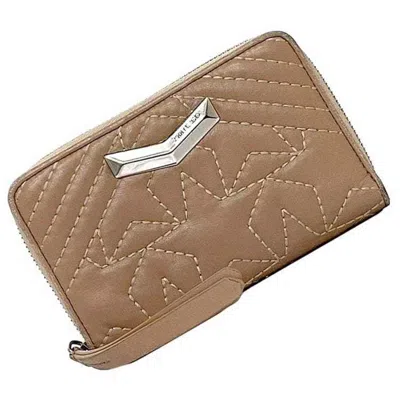 Pre-owned Jimmy Choo Leather Wallet (bi-fold) () In Multi