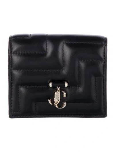 Pre-owned Jimmy Choo Leather Wallet In Black