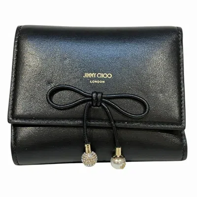 Pre-owned Jimmy Choo Leather Wallet (tri-fold) ()