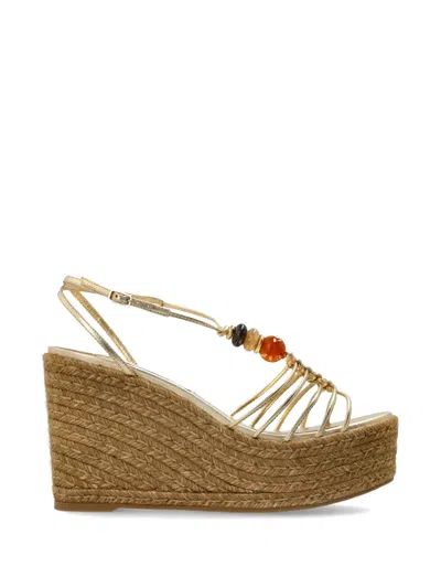 Jimmy Choo Lemi Wedge 50 Sandals In Multi