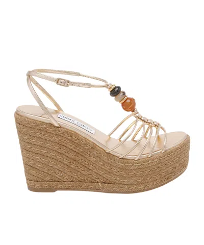 Jimmy Choo Lemi Wedge Sandals In Blue