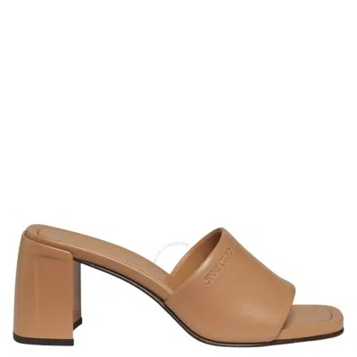 JIMMY CHOO JIMMY CHOO LENA 70 LEATHER SANDALS