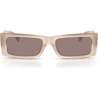 Jimmy Choo Lennon 54mm Polarized Rectangular Sunglasses