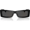 Jimmy Choo Lennon 54mm Polarized Rectangular Sunglasses
