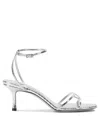Jimmy Choo 1998 Leo Candy Wrap Leather In Silver