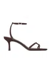 Jimmy Choo Leo 1998 65 Leather Heeled Sandals