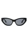Jimmy Choo Leyla Sunglasses In Black