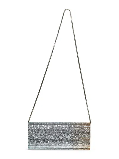 Jimmy Choo Light Green And Gold Sweetie Clutch