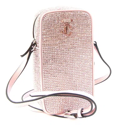 Pre-owned Jimmy Choo Light Pink Leather Pochette Shoulder Bag ()