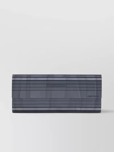 Jimmy Choo Linear Structure Clutch Bag