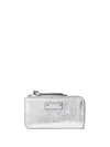 Jimmy Choo Lise-z Wallet In Silver