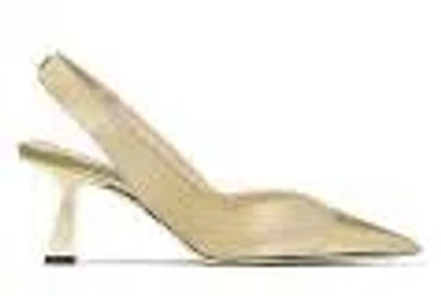 Jimmy Choo Liya 65 Pointed-toe Slingback Pumps In Gold