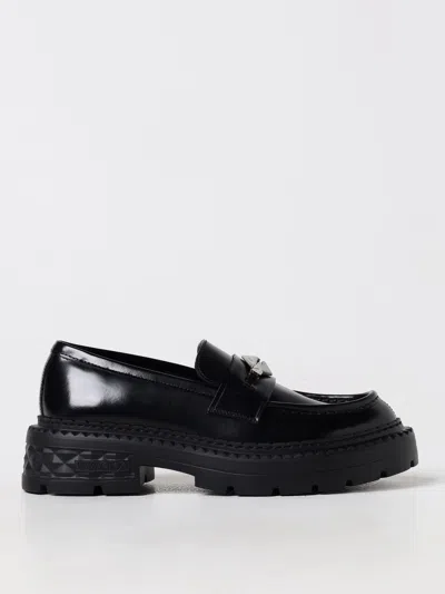 Jimmy Choo Woman Loafers Black Size 10 Calfskin