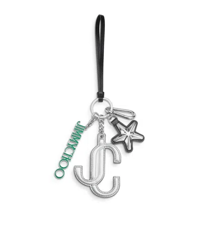 JIMMY CHOO LOGO BAG CHARM