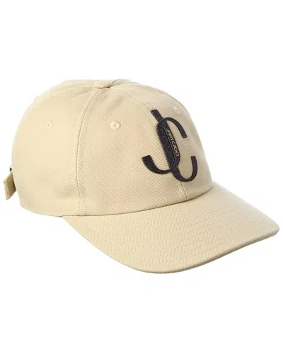 Jimmy Choo Logo Baseball Cap In Neutral