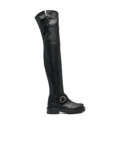 JIMMY CHOO LOGO BOOTS