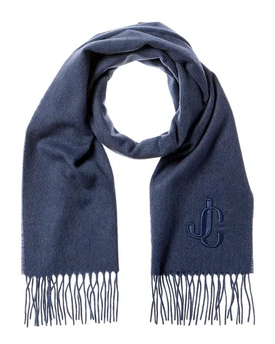 JIMMY CHOO LOGO CASHMERE SCARF