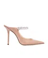 Jimmy Choo 100mm Bing Patent Leather Mules In Neutral