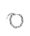 Jimmy Choo Diamond Chain Bracelet In Gray