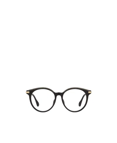 Jimmy Choo Logo Flat Mirror In Black