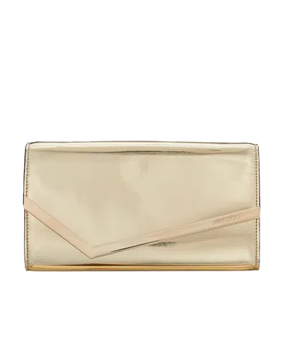 Jimmy Choo Logo Hand-held Bag In Nude