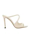 Jimmy Choo Open-toed High-heeled Sandals In Nude