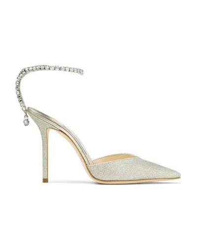 JIMMY CHOO LOGO HIGH HEELS