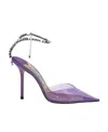 Jimmy Choo Purple Saeda 100 Heels In Purple