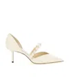 Jimmy Choo Aurelie Pumps In White
