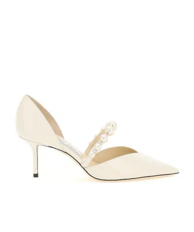 JIMMY CHOO LOGO HIGH HEELS