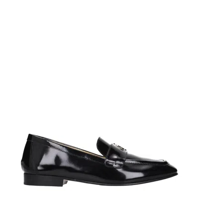 Jimmy Choo Logo Loafer Loafer In Black