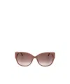 Jimmy Choo Logo Logo Sunglasses In Brown