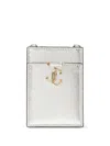 Jimmy Choo Logo-plaque Card Holder In Grey
