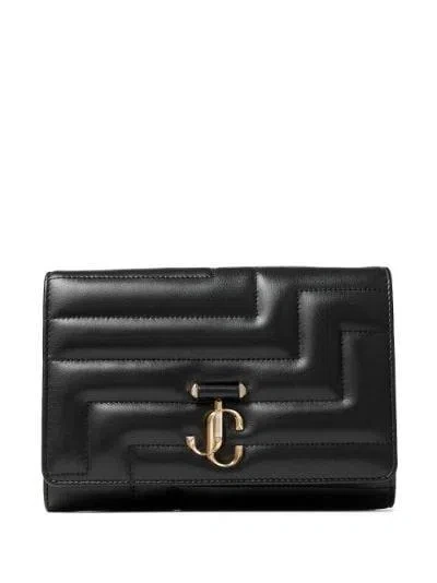 Jimmy Choo Logo Plaque Chained Shoulder Bag