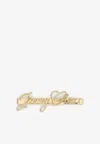 Jimmy Choo Logo Script Hair Pin