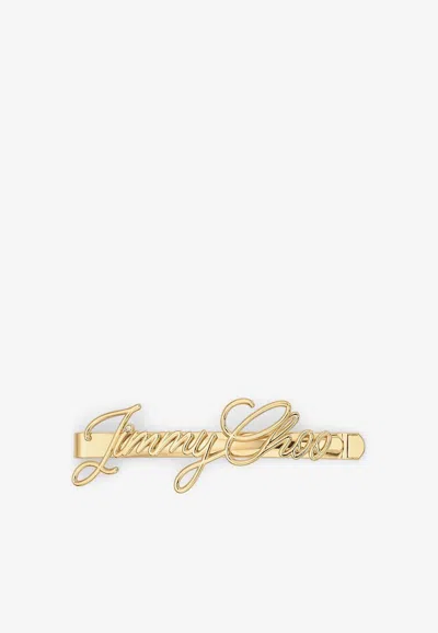 Jimmy Choo Logo Script Hair Pin