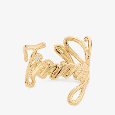 JIMMY CHOO LOGO SCRIPT RING