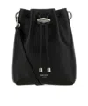 Jimmy Choo Logo Shoulder Bag In Black